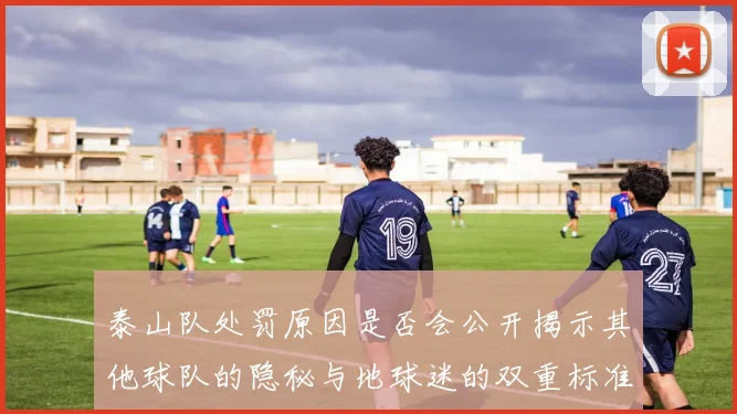 泰山队处罚原因是否会公开揭示其他球队的隐秘与地球迷的双重标准